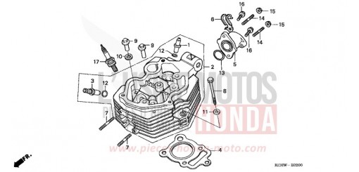 CULASSE CG125M1 de 2001
